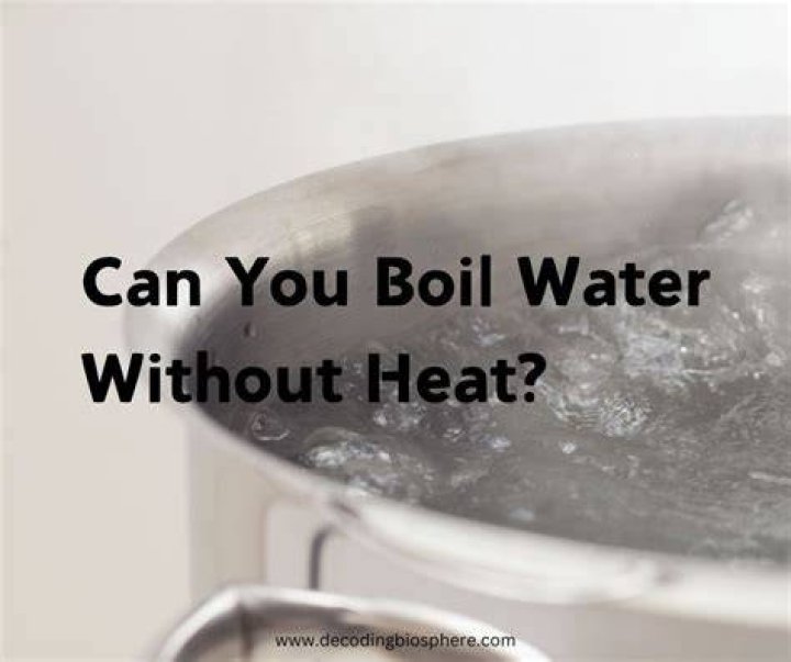 Can a heat gun boil water?