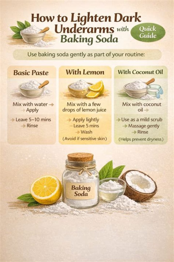 Can lemon and baking soda lighten skin?