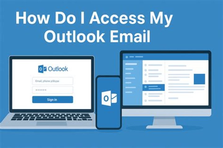 How do I log into Outlook on my desktop?