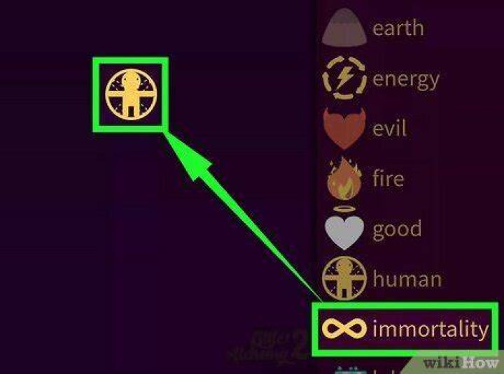How do you make immortality in little alchemy?