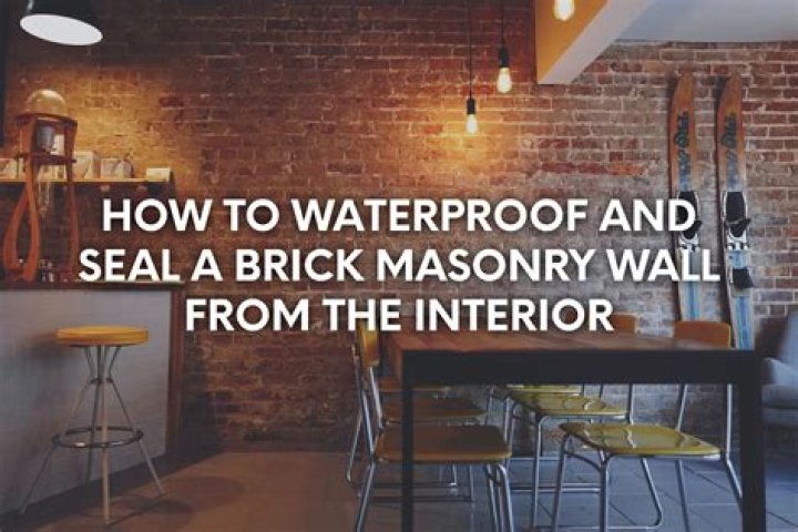 How do you seal exposed brick walls?