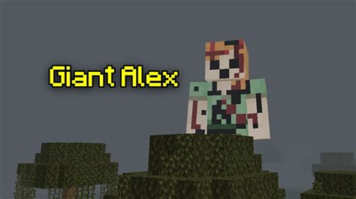 How do you spawn a giant Alex in Minecraft?