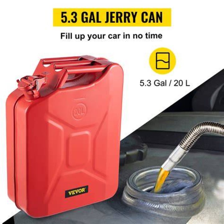 How long can you store gas in a jerry can?