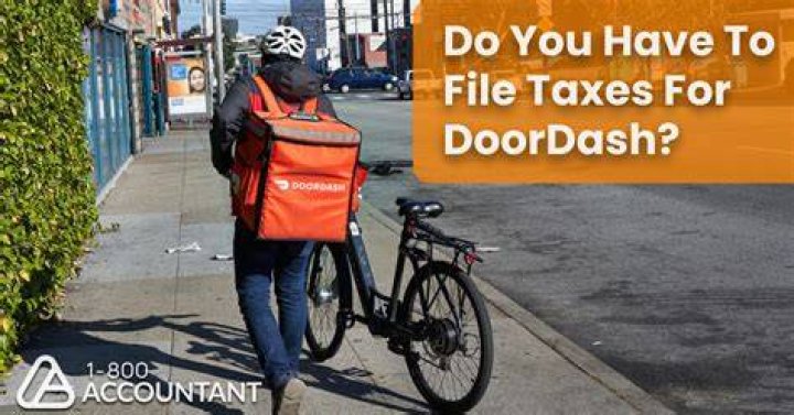 How much do you pay in taxes for DoorDash?