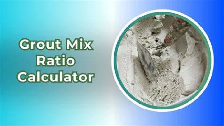 How much water do you mix with grout?