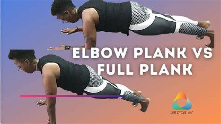 Is a high plank or elbow plank harder?