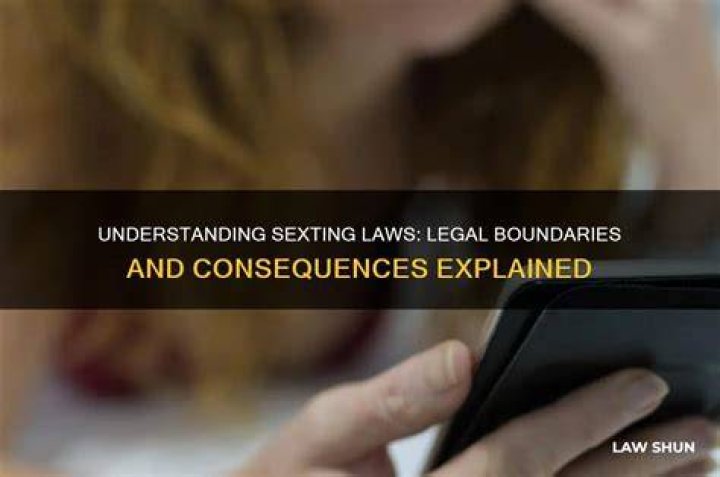 Is sexting between adults legal?