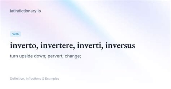 What's the meaning of Inver?