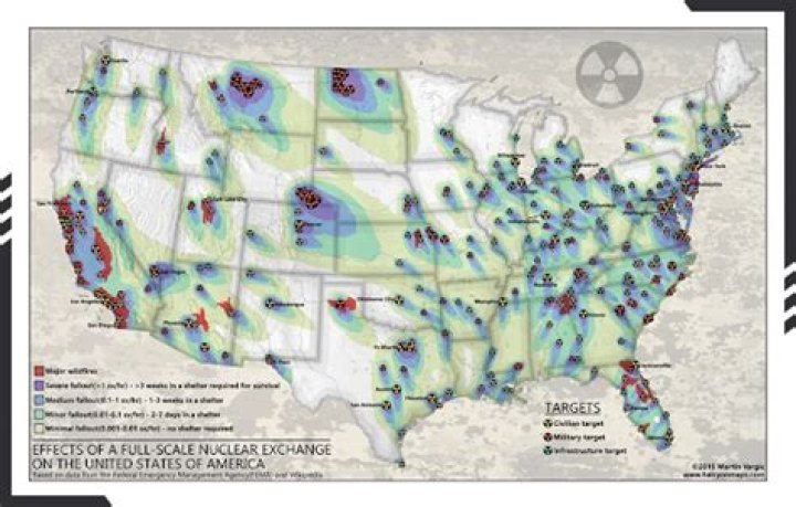 What cities would be targets in a nuclear war?