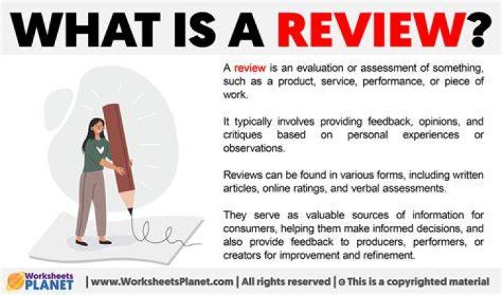 What do you mean by review explain the characteristic of review?