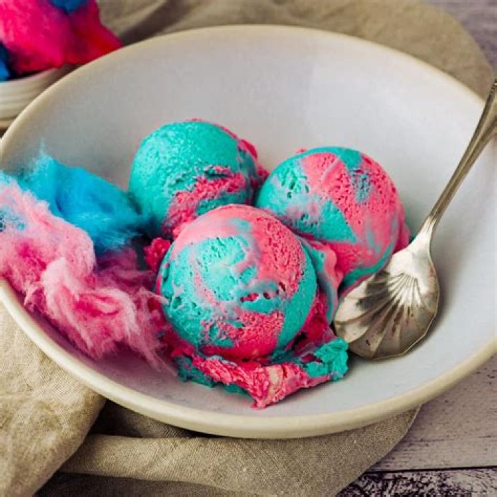 What flavor is cotton candy ice cream?