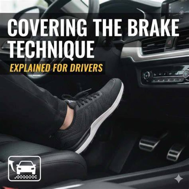 What is covering the brake?