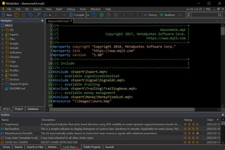 What is meta editor?
