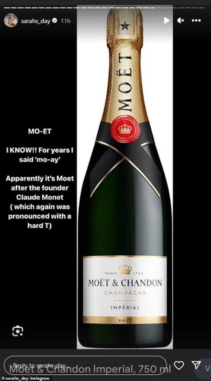 Why is Moët pronounced with at?